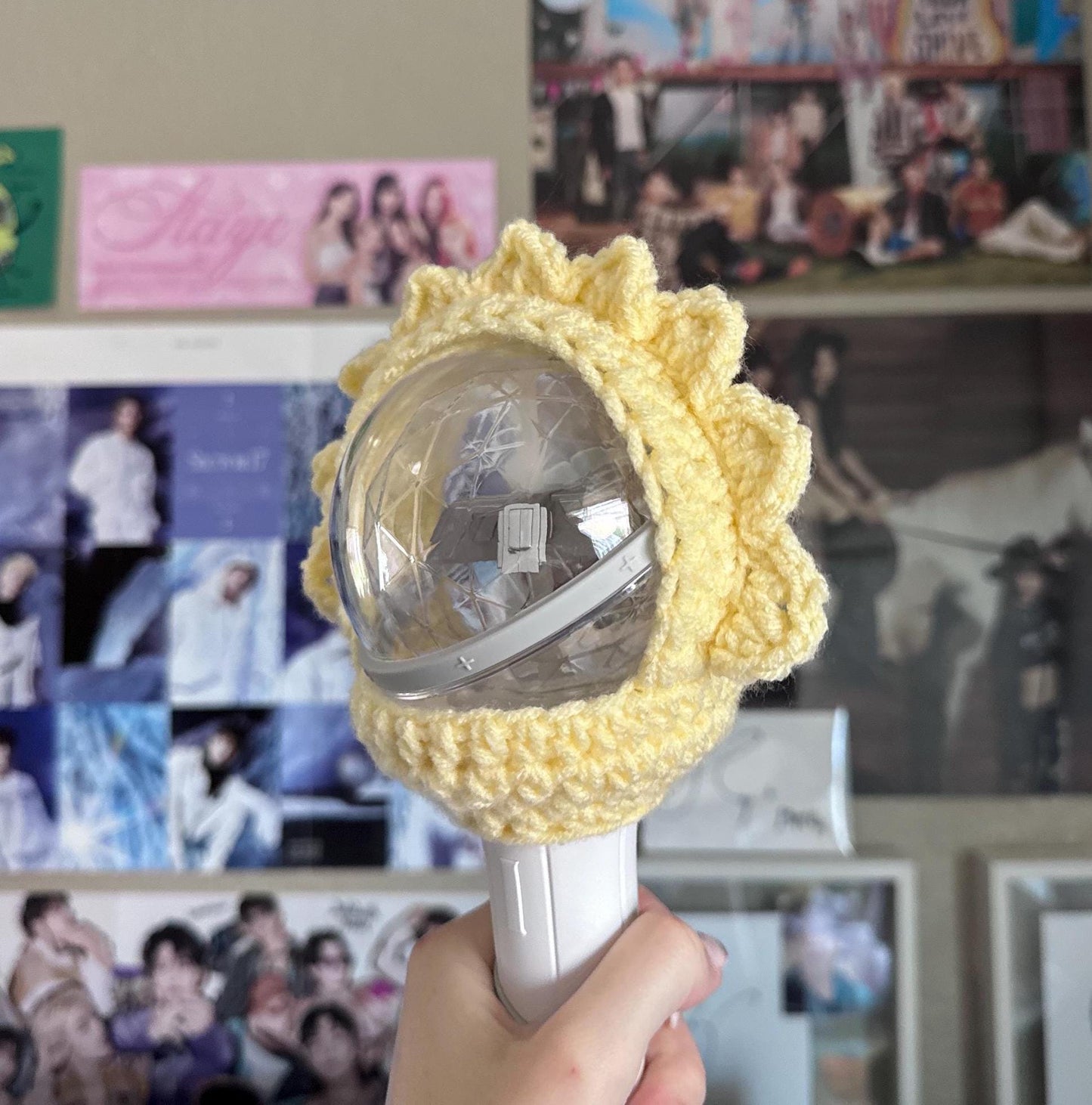 Light Yellow Sunny Lightstick Cover (P1Harmony V1) | Theo, P1Harmony