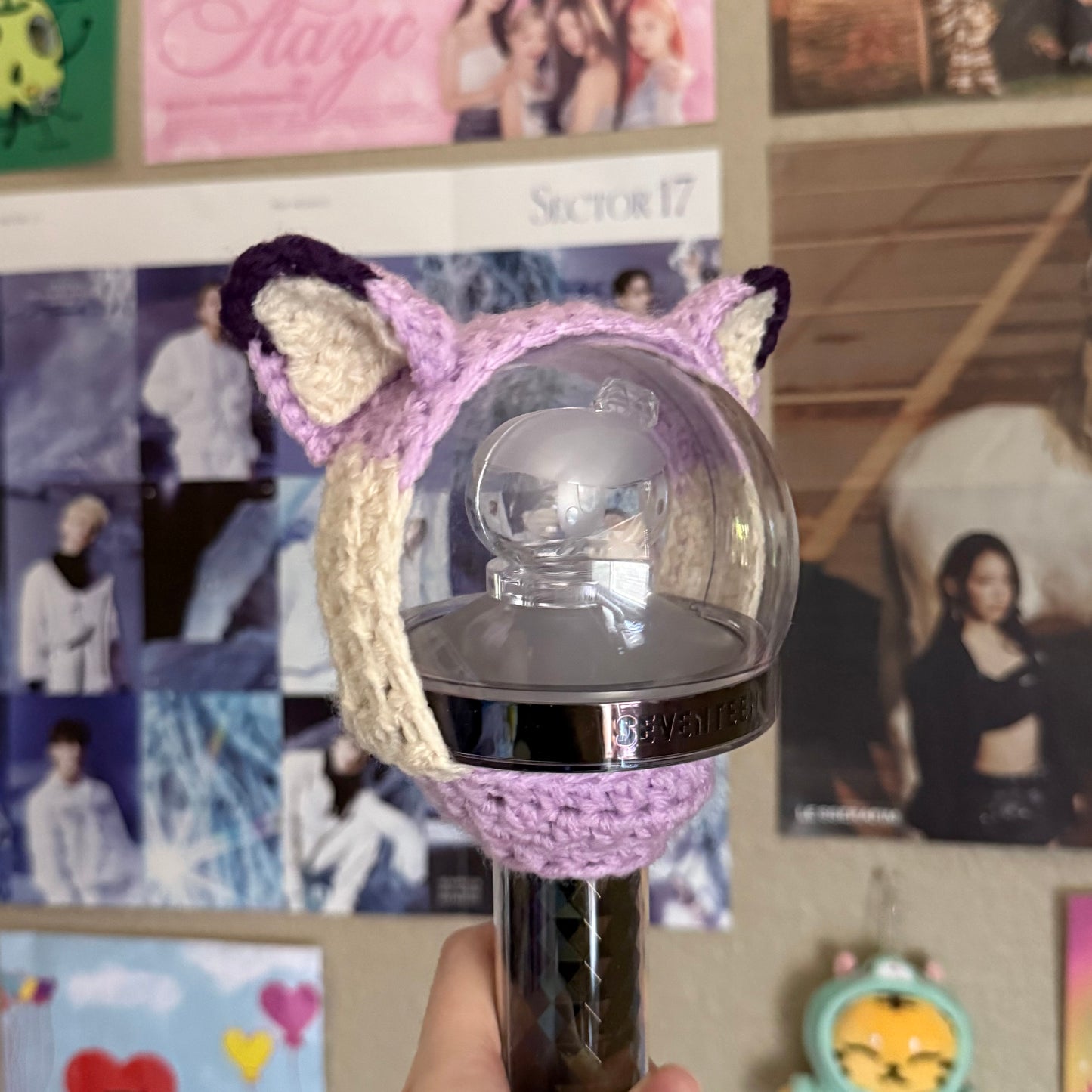 Foxdungee (w/o accents) Lightstick Cover (Caratbong V2&3) | Wonwoo, Seventeen