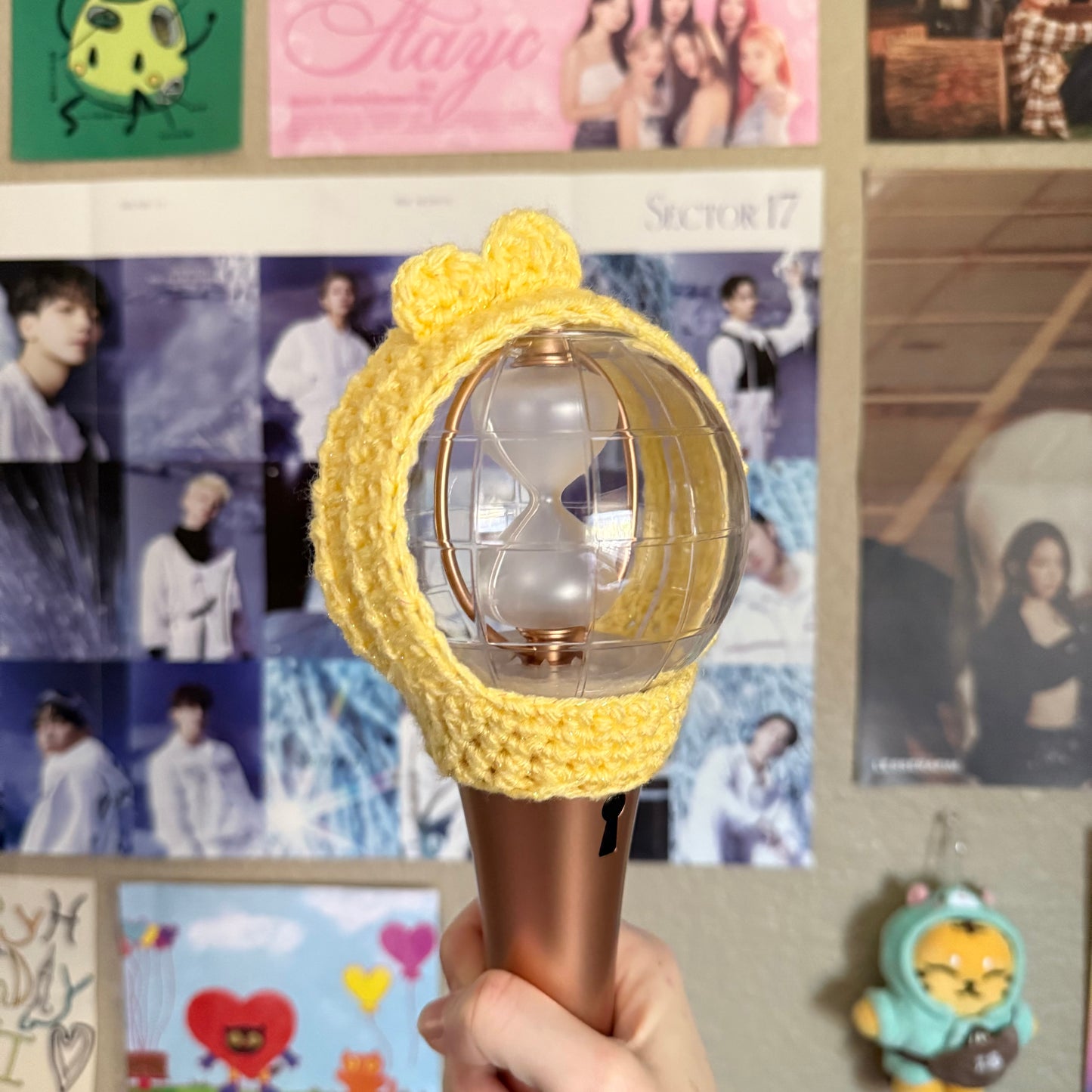 Sparkly bbyongMING Lightstick Cover (Lightiny V2) | Mingi, Ateez