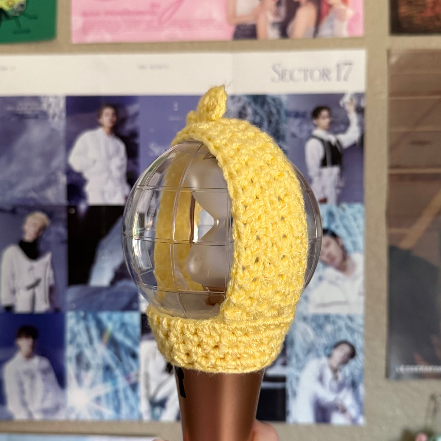 Sparkly bbyongMING Lightstick Cover (Lightiny V2) | Mingi, Ateez