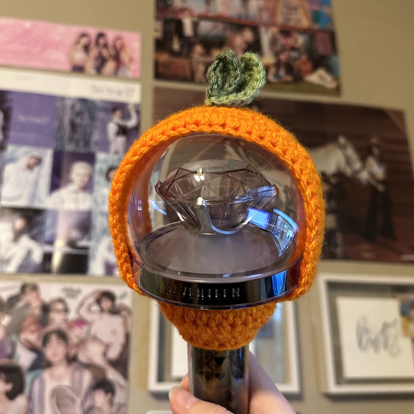Tangerine Boo Lightstick Cover (Caratbong V2&3) | Seungkwan, Seventeen