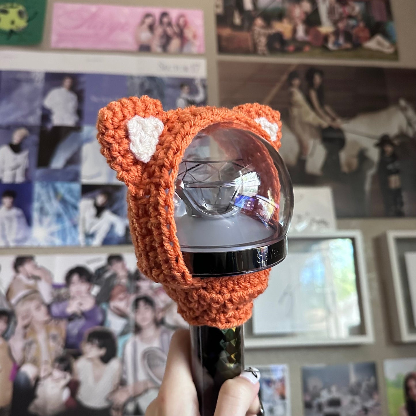Orange Cat Lightstick Cover (Caratbong V2&3) | Jun, Seventeen