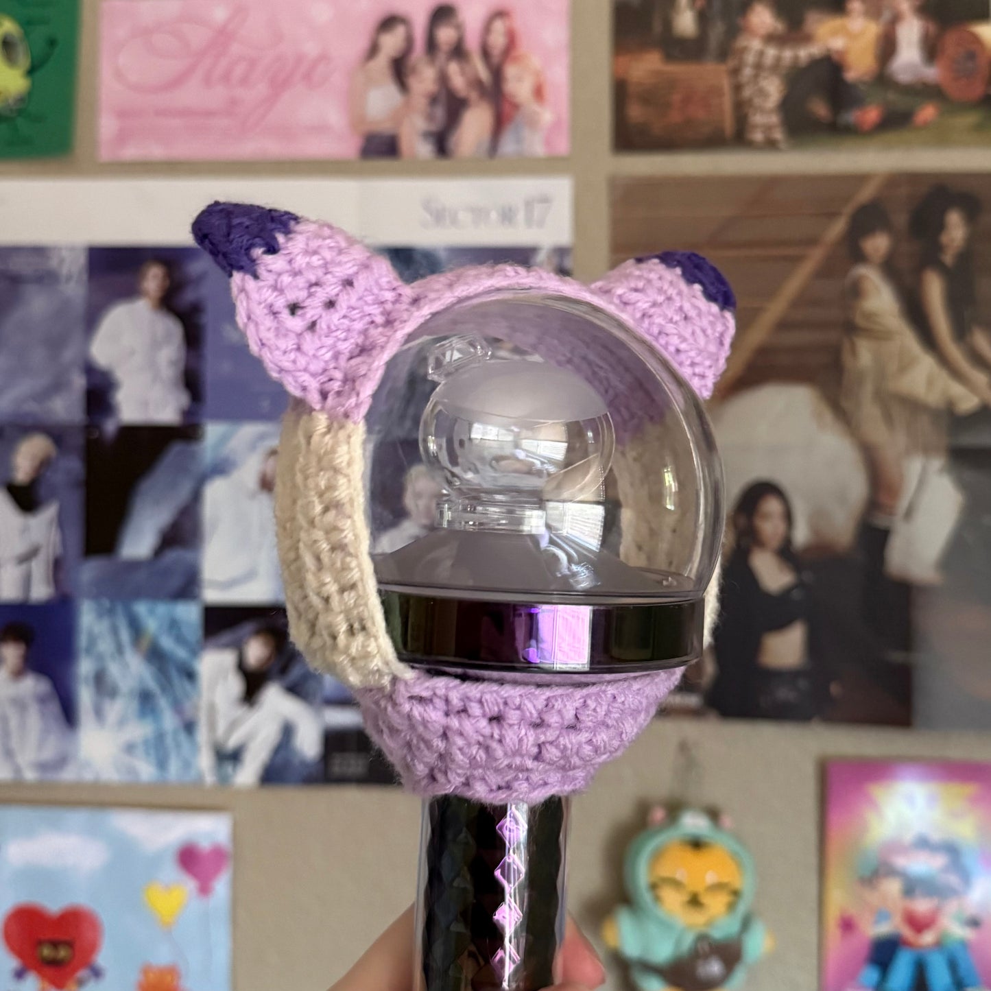 Foxdungee (w/ accents) Lightstick Cover (Caratbong V2&3) | Wonwoo, Seventeen