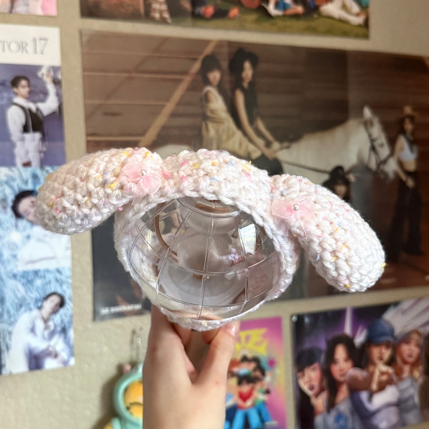 Sprinkle Bunny Lightstick Cover (Lightiny V2) | Ateez