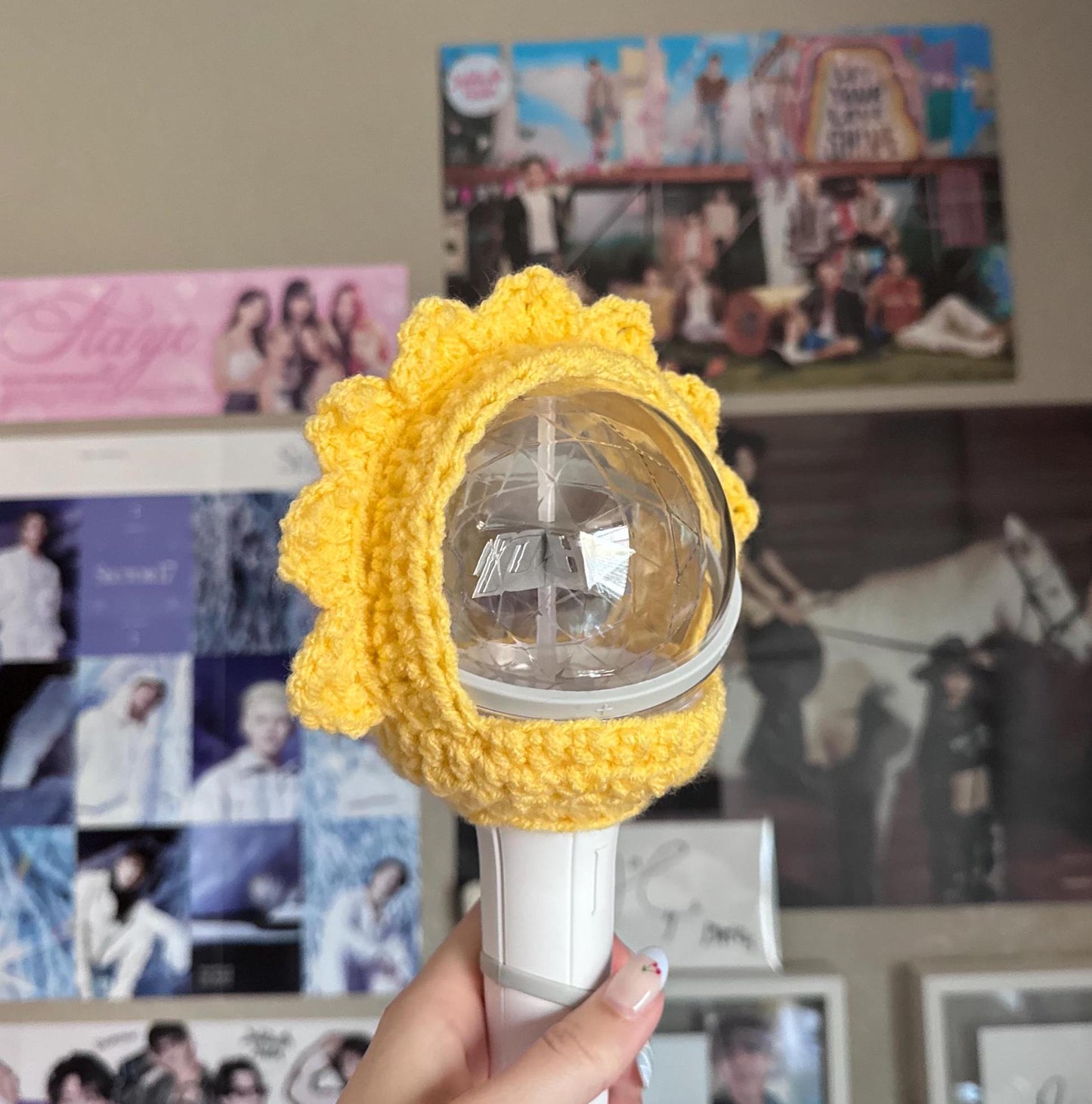Yellow Sunny Lightstick Cover (P1Harmony V1) | Theo, P1Harmony