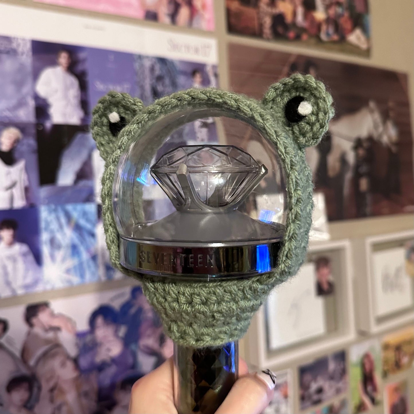 Froggy Lightstick Cover (Caratbong V2&3) | The 8, Minghao, Seventeen
