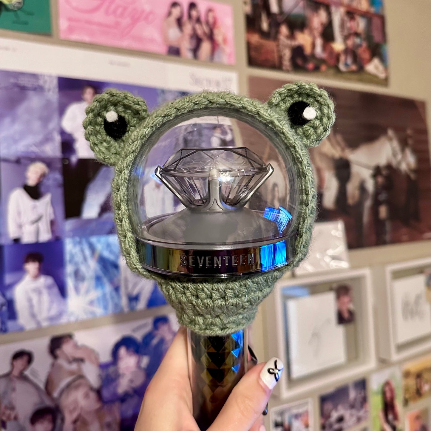 Froggy Lightstick Cover (Caratbong V2&3) | The 8, Minghao, Seventeen