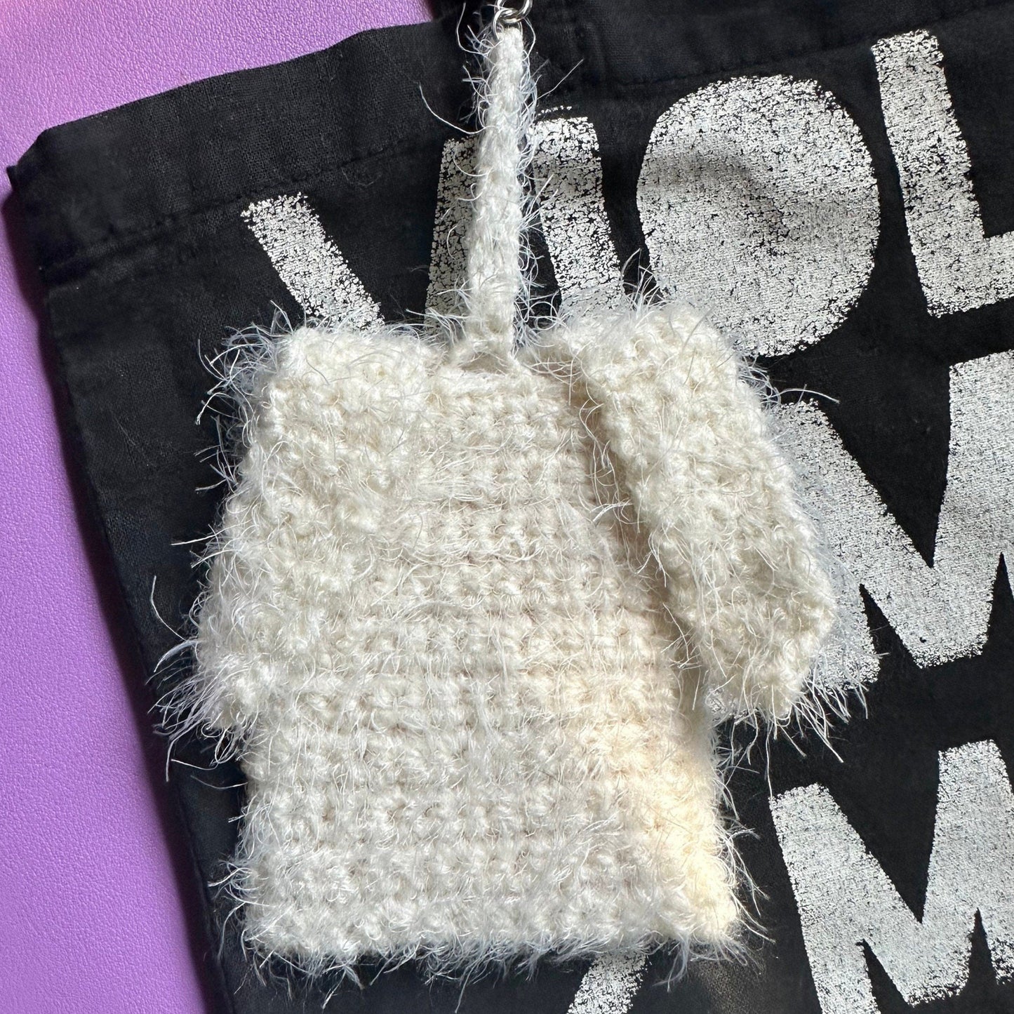 Pattern: Crochet Bunny Photocard Holder Keychain