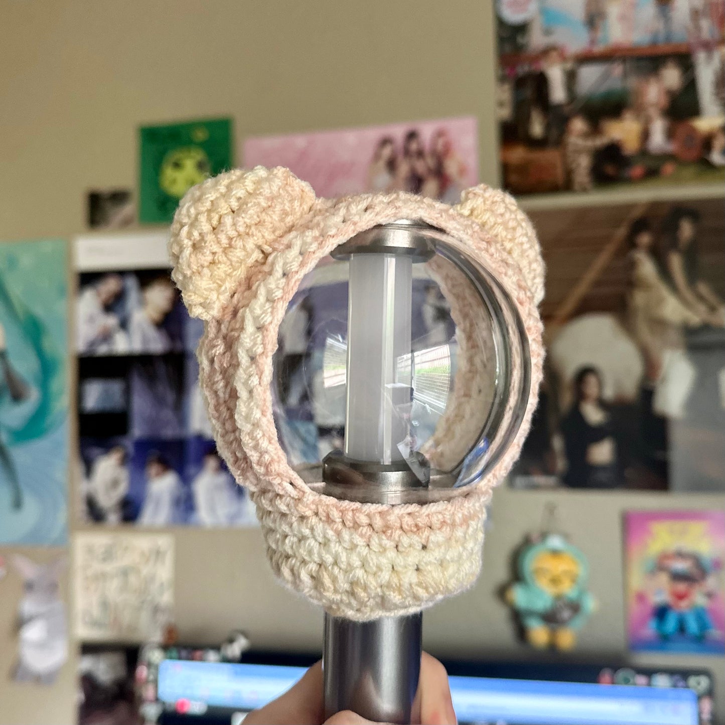 Pastel Cat Lightstick Cover (Engene Bong V1) | ENHYPEN