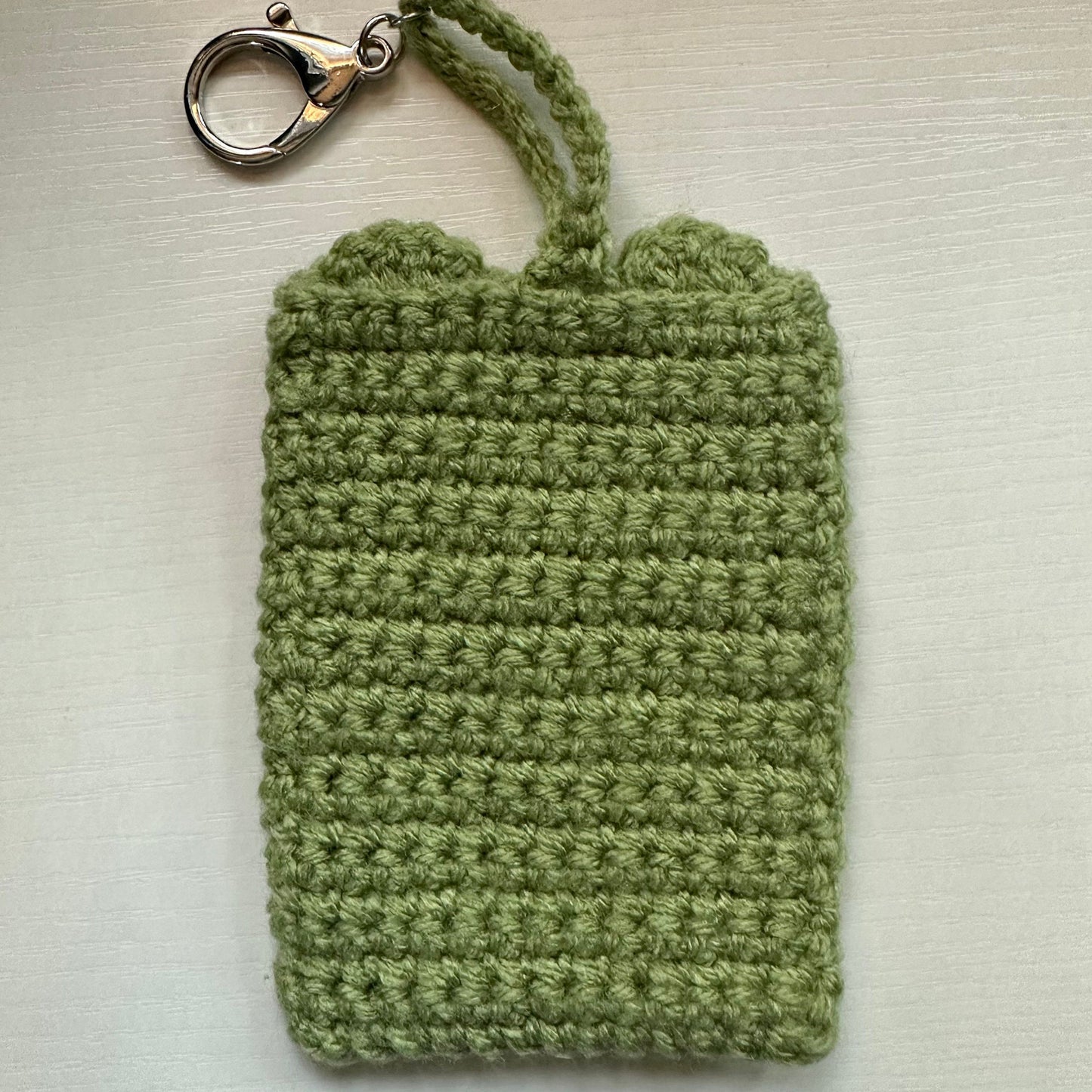 Pattern: Crochet Frog Photocard Holder Keychain