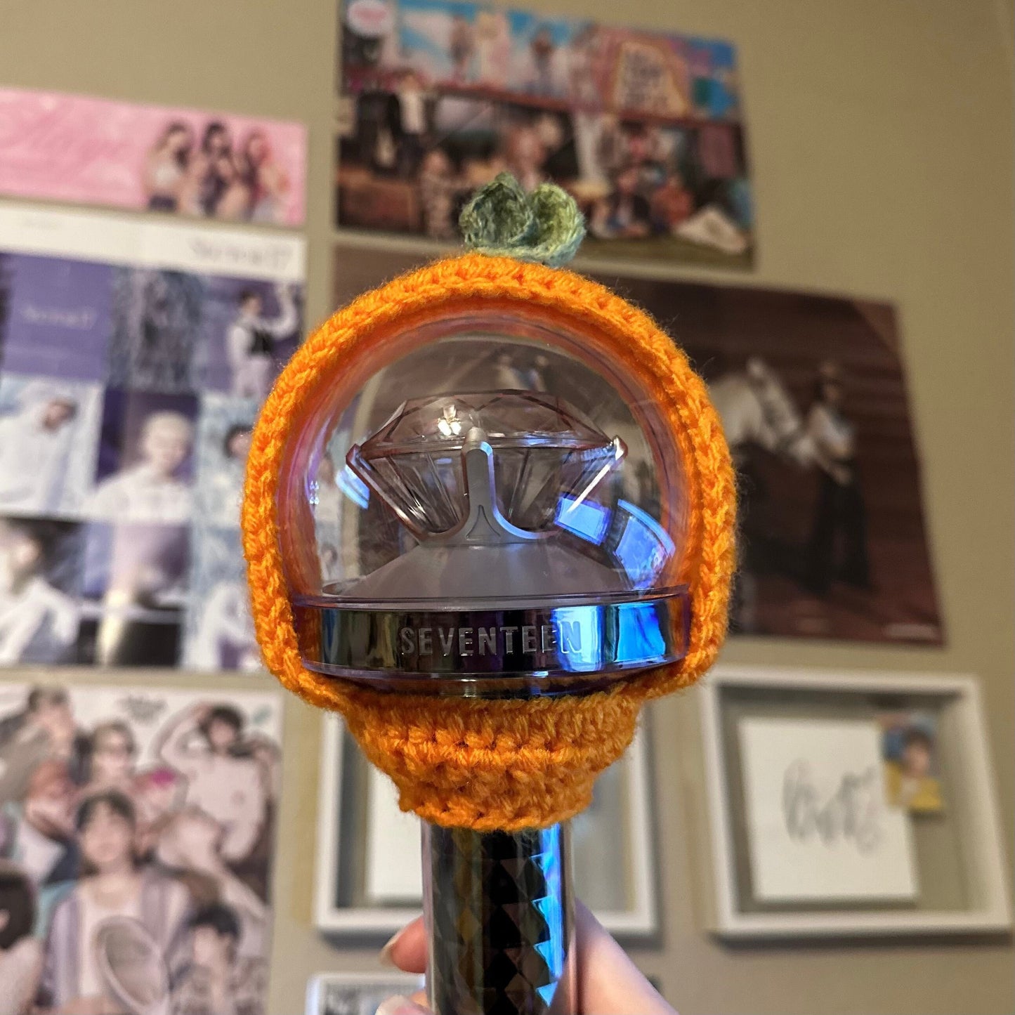 Tangerine Boo Lightstick Cover (Caratbong V2&3) | Seungkwan, Seventeen