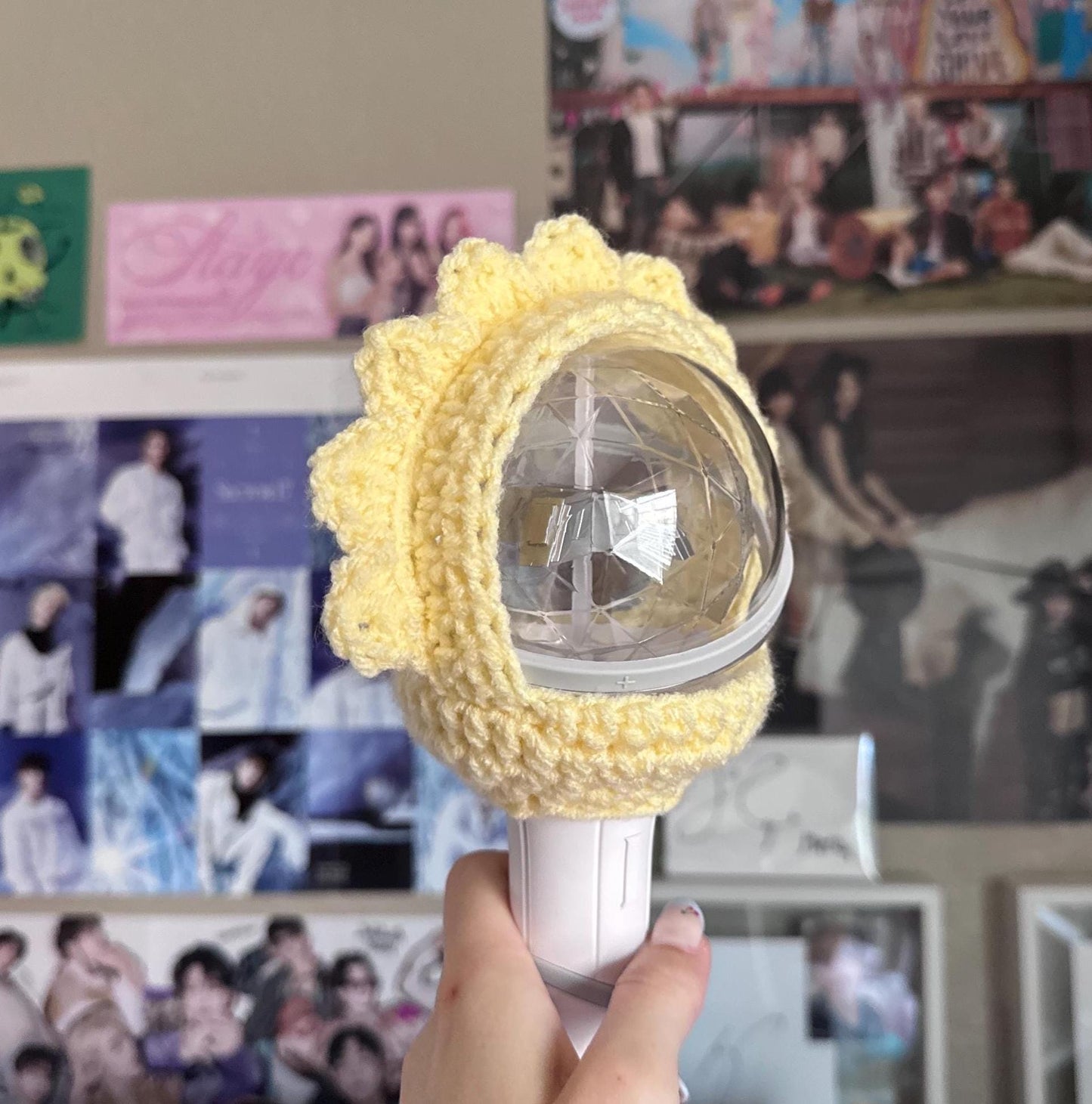 Light Yellow Sunny Lightstick Cover (P1Harmony V1) | Theo, P1Harmony