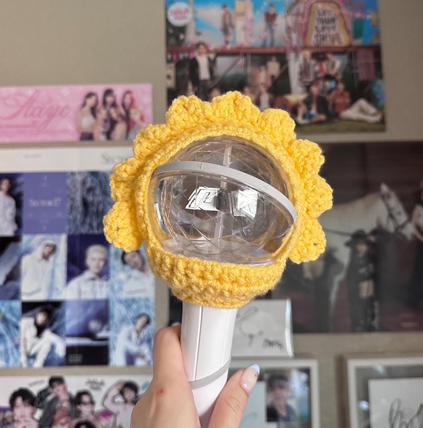 Yellow Sunny Lightstick Cover (P1Harmony V1) | Theo, P1Harmony