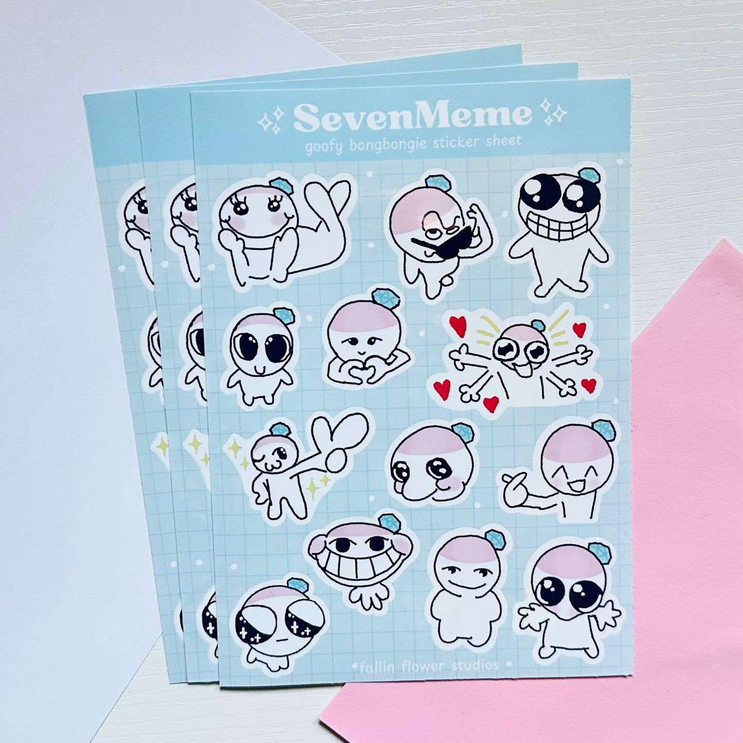 SevenMeme Sticker Sheet
