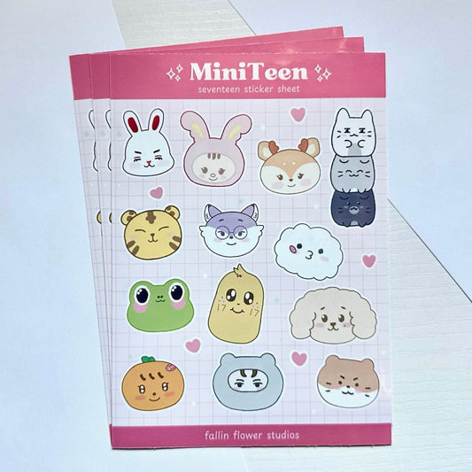 MiniTeen Inspired Sticker Sheet