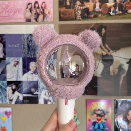 Purple Teddy Bear Lightstick Cover | StayC